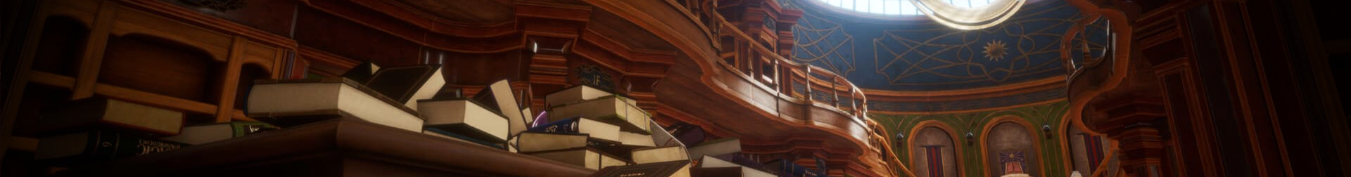 Librarian: Tidy Up the Arcane Library! Banner